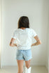 Iowa Brodny Beaded Cuffed Tee